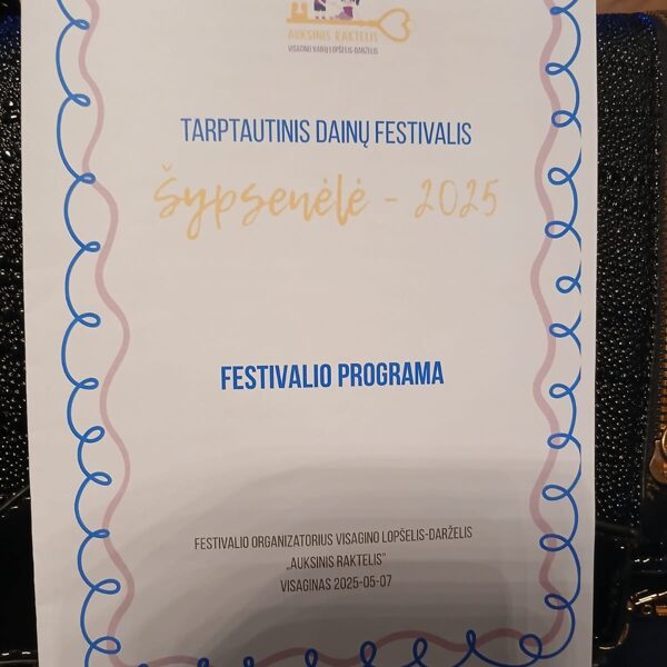 Starptautiskie pirmsskolas izglītības iestāžu dziesmu svētki ,,Smaids"/07.05.2025.