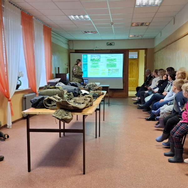 ,,Zīļuku" tikšanās ar zemessargiem Lācplēša dienā.