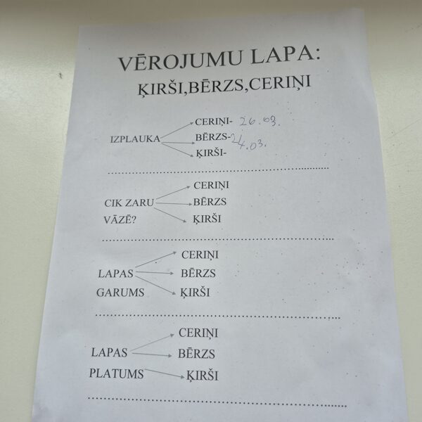 Pirmais pavasara mēnesis ,,Bitītēs”.