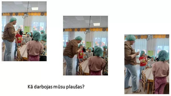 Izzinoša rotaļnodarbība par cilvēka ķermeni ,,Bitīšu” grupā.