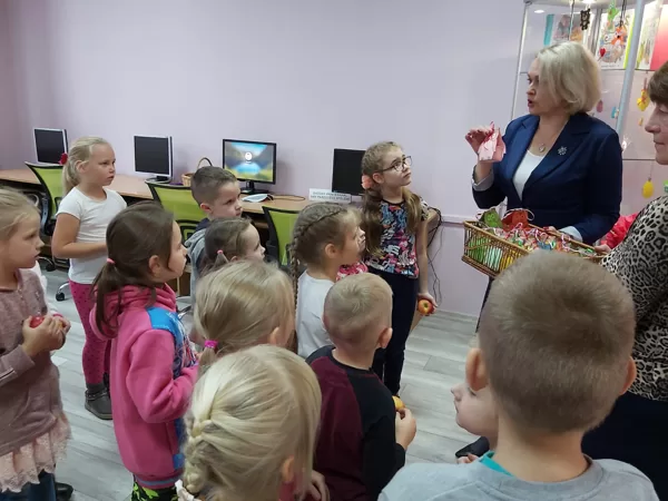Dagdas pilsētas bērnu bibliotēkā
