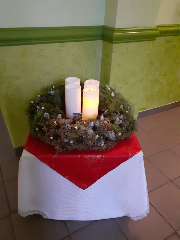 Adventes vainaga iesvētīšana.  / 02.12.2022.